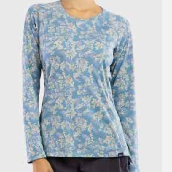 Patagonia Capilene Midweight Floral Long Sleeve Pullover Baselayer / large - Picture 3 of 14